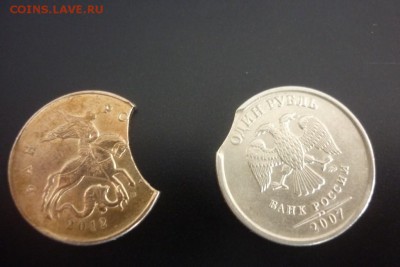 ОЦЕНКА БРАКА 1 РУБЛЬ 2007 ГОД 50 КОП 2012ГОД - брак 2