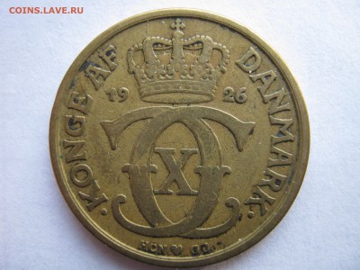 ДАНИЯ 1 крона 1926 г. Оценка. - Изображение 11689