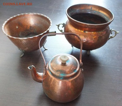 Медная посуда (чайник,горшок тролля,ванночка), оценка - DSCF4446.JPG