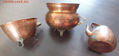 Медная посуда (чайник,горшок тролля,ванночка), оценка - DSCF4448.JPG