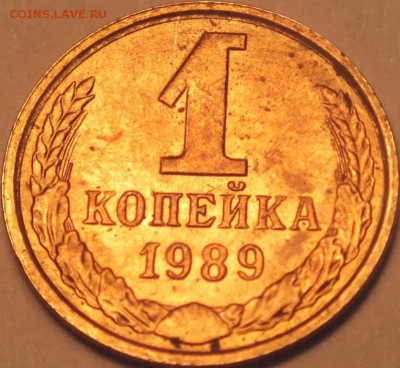 1 копейка 1989 года узкие ленты перевязи. - DSCF5642