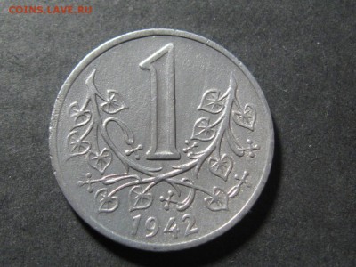 Чехия Моравия 1 крона 1942 г.до 30.04.14.  22-00 - IMG_4258.JPG