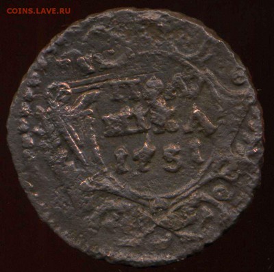 Денга 1731 г одна черта, полушка 1731 г перечекан. до 30.04. - img114