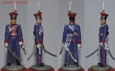 Оловянные солдатики - №60 Офицер Чугуевского уланского полка,1812г.