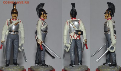 Оловянные солдатики - №58 Рядовой Псковского кирасирского полка, 1813 г.