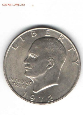 США 1 ДОЛЛАР 1972 ДО 30.04 - 1116