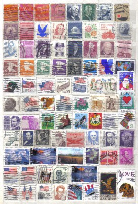 Марки США 82шт до 29.04 22.00мск - Марки США 82шт