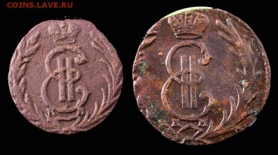 Сибирские денга 1769 и полушка 1778, до 04.05. 22-00 Мск - н00351-37