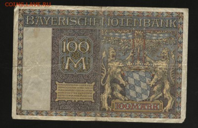 Германия Бавария 100 марок 1922  2.05.14 20-00 - 1 002