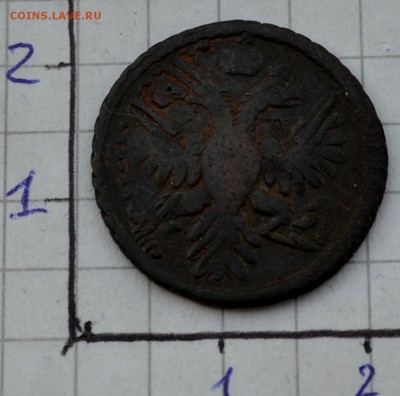 Денга, 1731г.,перечекан из рамочной копейки. - 43-2.JPG