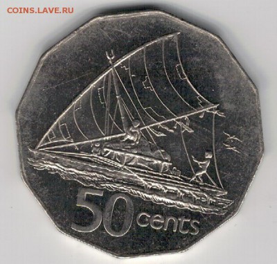 ФИДЖИ 50 ЦЕНТОВ 2000 ДО 01.05 В 22.00МСК (8679) - 4-ф50-2000а