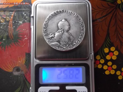 1 Рубль 1756 г. на оценку - DSCF0682.JPG