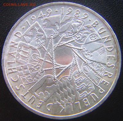ФРГ_памятные 10 марок 1989(G). Серебро; до 28.04_22.12мск - 7953