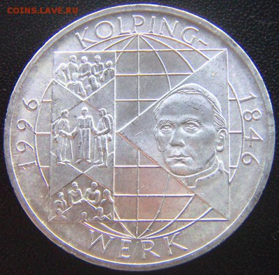 ФРГ_памятные 10 марок 1996(А). Серебро; до 28.04_22.14мск - 7950
