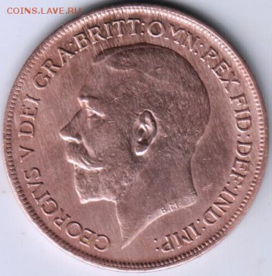 Одно пенни 1921 Великобритания до 05.05.14г. в 22.00 - Scan-140426-0010