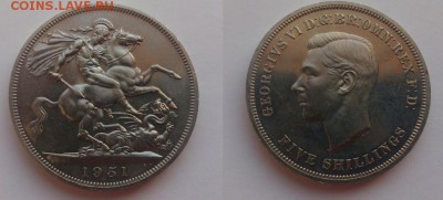 Кроны Гибралтар 1970 на обмен - Британия 5 шиллингов 1951 Фестиваль Британии оба