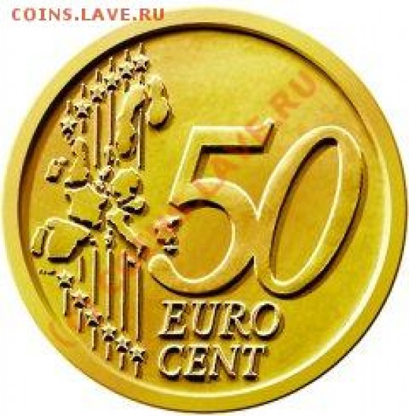 Диаметр 24,25 мм; толщина 1,88 мм; вес 7,80 г; цвет желтый; состав - скандинавский сплав (89% медь, 5% алюминий,  5% цинк, 1% олово); гурт крупноребристый. Дизайн - станы Евросоюза с четко обозначенными границами. - C_50c