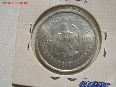 Германия 3 марки 1932 A Гёте - IMG_9642