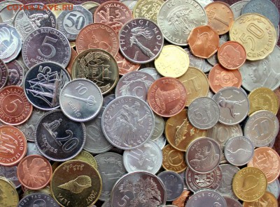 500 монет мира без повторов по типу более 140 стран - e