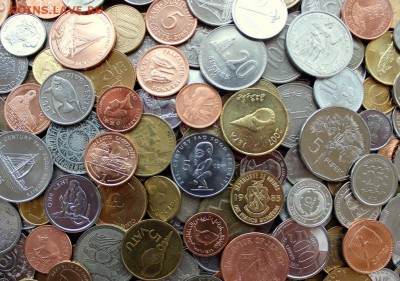 500 монет мира без повторов по типу более 140 стран - y