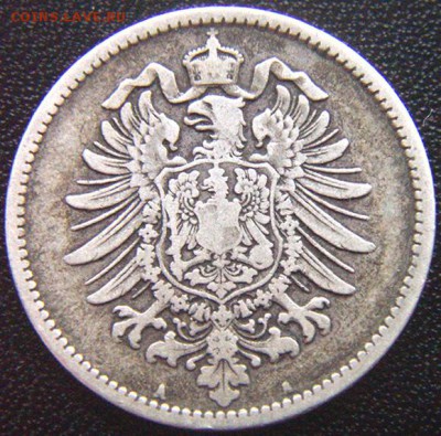 Германия_серебряная марка 1875(А); до 30.04_22.12мск - 8017