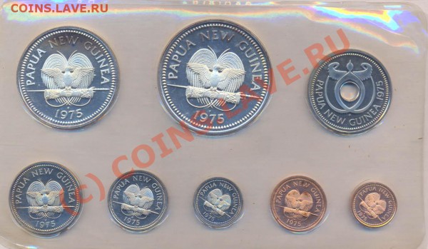 Набор PAPUA NEW GUINEA 1975г.,Proof, до 16.03.10 в 22.30МСК - Гвинея-1