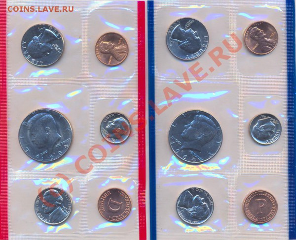 Набор США 1984г. Mint, до 16.03.10г. в 22.30 МСК - Набор США 1984-1