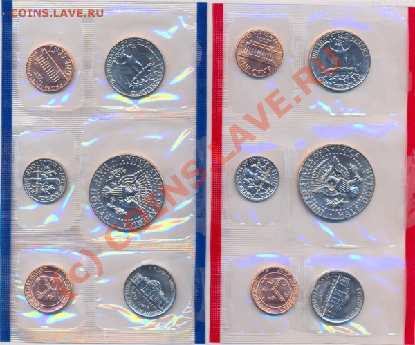 Набор США 1985г., Mint , до 16.03.2010г. в 22.30МСК - Набор США 1985-2