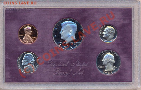 Набор США 1985г., Proof, до 16.03.2010г. в 22.20МСК - Набор США 1985г.-1