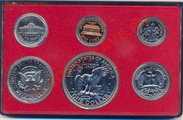 Набор США 1973г., Proof, до 16.03.2010г. в 22.30МСК - Набор США 1973-2