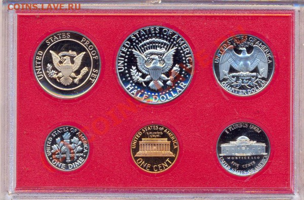 Набор США 1982г., Proof , до 16.03.2010г. в 22.30МСК - Набор США 1982-2