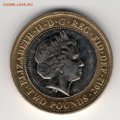 Великобритания 2£ 2012 Чарлз Диккенс до 05.05 в 22ч (8704) - 4-вел2ф12