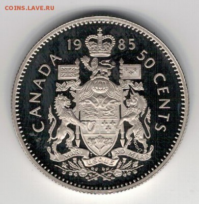Канада 50 центов 1985 до 05.05.14 в 22.00мск (8677) - 4-кан50ц85а
