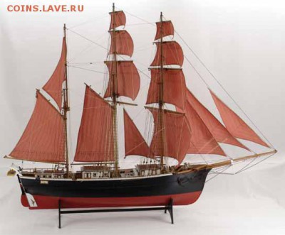 Монеты с Корабликами - barquentine mete.JPG
