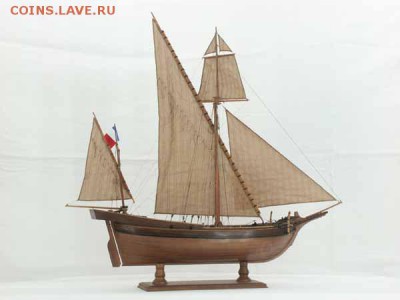 Монеты с Корабликами - ship French tartane of 1810