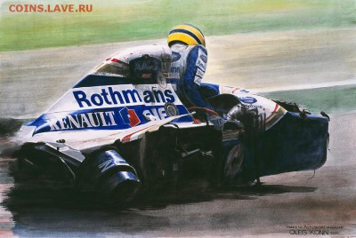 Формула-1 в России - Senna_Williams_Imola_1994_by_Oleg_Konin