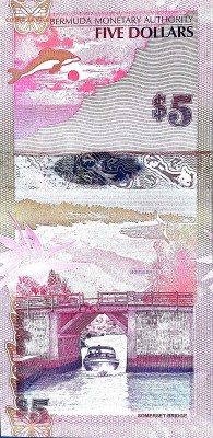 Кораблики на банкнотах - бермуды_5долларов_2009_2