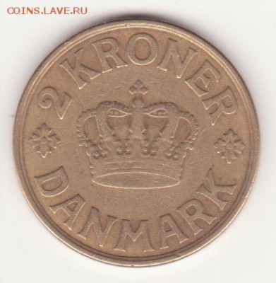 2 кроны Дании 1925 года, бронза 7.05 - Рисунок (57)