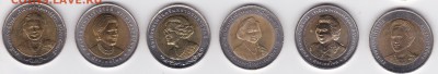 БИМЕТАЛЛ Таиланд (6 шт, разные) С РУБЛЯ (лот 50) до 7.05.14 - 50a