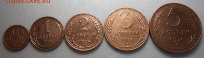 Лот меди раннего СССР от половинки до пятака. - DSCN4326_cr