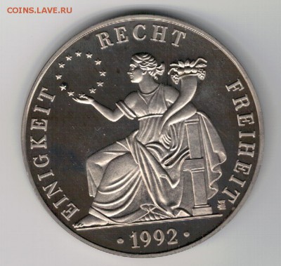 ГЕРМАНИЯ 1992 ЭКЮ ДО 08.05.14 В 22.00МСК (8574) - 3-экю1