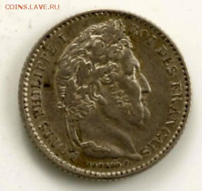 25 сантимов Франция 1846 - louis-philippe-25-centimes-1846-paris (1)