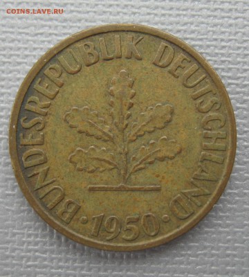 10 пфенингов 1950 J - IMG_3635.JPG