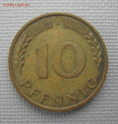 10 пфенингов 1950 J - IMG_3634.JPG