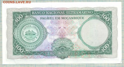 Мозамбик, 100 эскудо,1961,до10.05.2014г. 22.00 по Москве - 2а