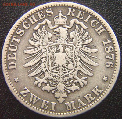 Германия. Пруссия_2 марки 1876(А); до 05.05_22.16мск - 8051