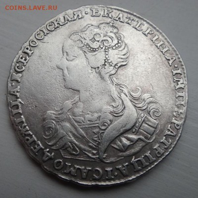 Полтина 1726 г   сестра предыдущей.... - DS129