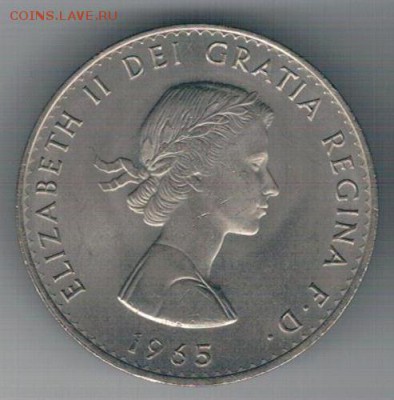 Великобритания крона 1965 Черчилль 12.05 в 22.00мск (8744) - 4-вел65