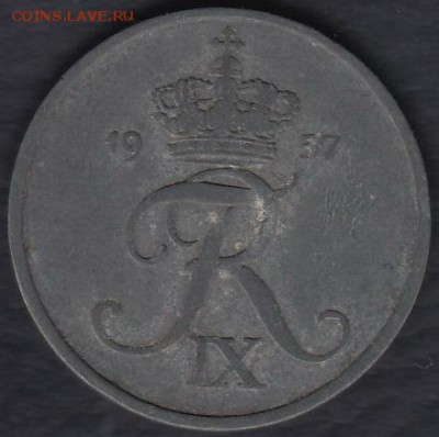 Дания 5 эре 1957 до 09.05.2014 22-00 - Дания 5 эре 1957 р