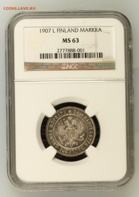 Марка 1907 NGC MS63 до 15 мая в 22-00 по Москве - image